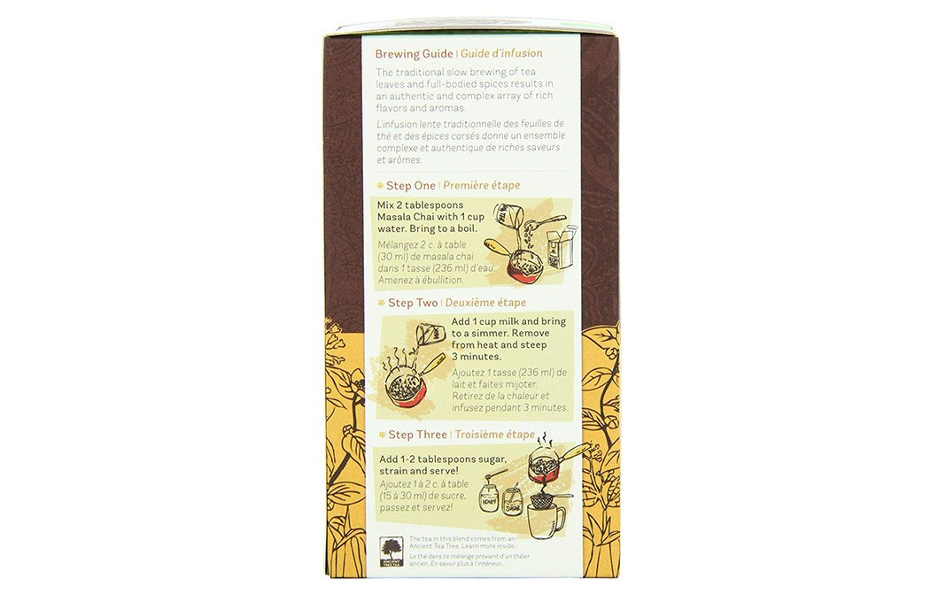 Rishi Tea Organic Loose Leaf Masala Chai   Box  85 grams